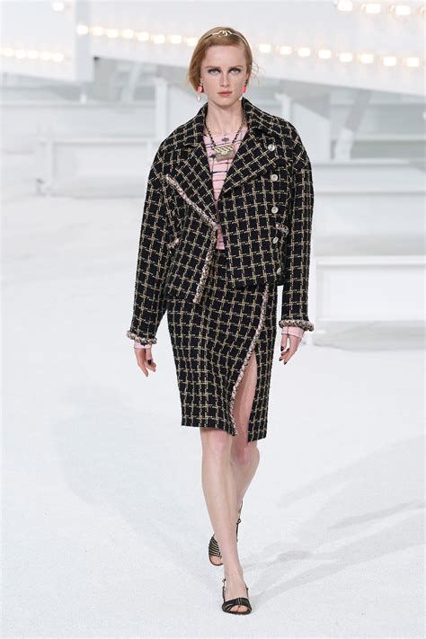 chanel spring 2021 ready to wear|chanel spring 2021 dresses.